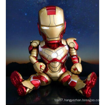 Movable Joint Customized PVC Action Figure Iron Doll Man Toys